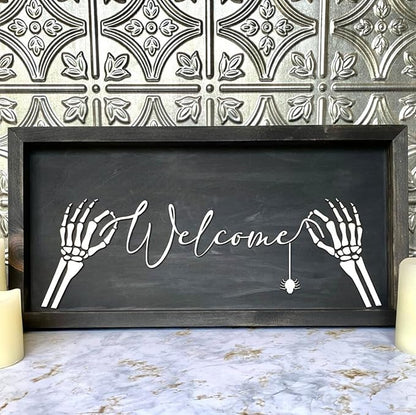 Halloween Stencils for Painting on Wood 12” Halloween Doormat Stencils Ghost Boo Witches Spider Bats Draw Templates for Porch Hanger Door Mats Fabrics DIY Crafts Decor
