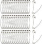 100Pcs Curved Safety Pins Size 3, 2" / 50mm Quilting Basting Pins, Bent Safety Pins for Quilting and Knitting (Sliver)