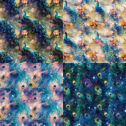 YASMEN Scrapbook Paper Pad 6x6, Patterned Cardstock, Single-Sided Decopodge, DIY Decorative Craft Paper, Scrapbooking Junk Journal Gift Card Making Supplies - 24 Sheets