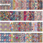Origami Paper Kit 50 Sheets 70GSM 6 Inch Square Double Sided Color 50 Vivid Japanese Washi Chiyo Colors for Hand Crafts Origami Paper Arts Creativity.Ethnic Style