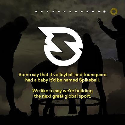 Spikeball The Original Kit 1-Ball Game Set - Outdoor, Yard & Camping Games - Includes Ball, Net, Drawstring Bag & Rulebook Set