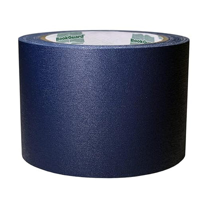 BookGuard 3 inch Premium Bookbinding Repair Cloth Tape, 15 Yard Roll, Navy Blue