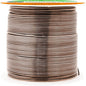 Mandala Crafts 22 Gauge Anodized Aluminum Craft Wire for Jewelry Making - 100 FT Colored Flexible Light Brown Wire - Bendable for Bonsai Armature Crafting Sculpting