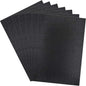 Similane 6 Pcs Cross Stitch Aida Cloth Embroidery Cloth Cross-Stitch Fabric 14 Count Black Aida Easy to use Embroidery Patterns Pictures 12 by 18-Inch