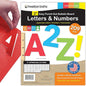 209 Pcs 3" Bright Bulletin Board Letters & Numbers, Capital, Numbers, Punctuation, US Made Card Stock Punch Out Letters for Poster, Bulletin Board, Classroom - Precut