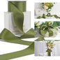 HUIHUANG Moss Green Ribbon 2 inch Double Face Green Satin Ribbon Olive Green Ribbon for for Flower Bouquet Wrap, Wedding Invitations Card, Gift Wrapping, Holiday Decor, Bows Crafts -25 Yards/Roll