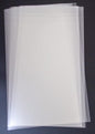 7.5 Mil Blank Mylar Stencil Sheet (10Pcs),12 x 24 Inch Clear Plastic Sheets, Acetate Sheets for Crafts, PET Plastic Sheets for Cutting Machine, PET Stencil Material