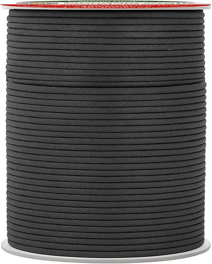 Mandala Crafts 2mm 109 Yards Dim Gray Cotton Waxed Cord for Jewelry Making Bracelet Cord Waxed String - Beading String Thread Jewelry Cords for Necklaces String