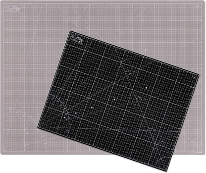 Elan Cutting Mat A0 Black & Taupe, Extra Large Self Healing Cutting Mat 36 x 48 Inch, 5-Ply Craft Board Black, Hobby Board for Crafts 36x48 Inch