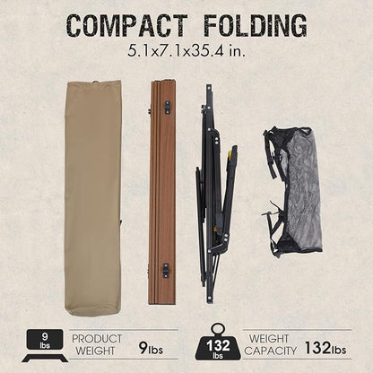 PORTAL Camping Table Portable Folding Table Ultra Lightweight Folding Camp Table 4 Adjustable Legs Aluminum Roll Up Table Top with Carry Bag for Outdoor Travel Backyards BBQ