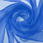 MECCANIXITY Iridescent Sheer Organza Fabric, 10 Yards x 59 Inches Solid Holographic Shiny Fabric Organza Cloth for Wedding, Curtains, Costume, Photo Background, Sapphire Blue