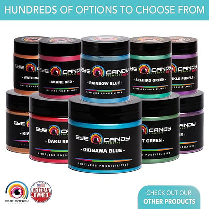 Eye Candy Pigments Premium Purple Mica Powder - Periwinkle Purple (50gr) - for Epoxy, Resin, Soap, Paint, Woodworking, Acrylic Pouring, Bath Bombs, Fishing Lures - DIY Arts and Crafts Additive