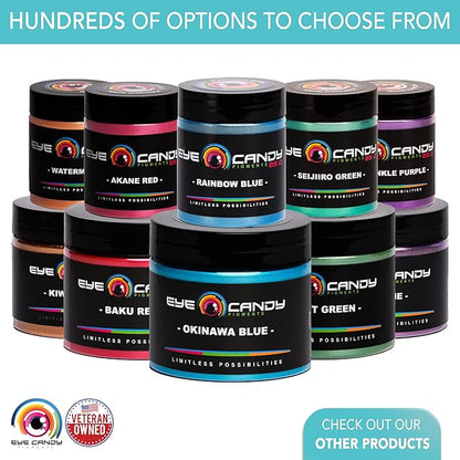 Eye Candy Pigments Premium White Mica Powder - Mashido (50gr) - for Epoxy, Resin, Soap, Paint, Woodworking, Acrylic Pouring, Bath Bombs, Fishing Lures - DIY Arts and Crafts Additive