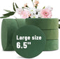 Max Shape 6 Packs Round Floral Foam Blocks，6.5'' Large Dry Floral Foam for Artificial Flowers,Flower Foam Blocks for Wedding Aisle Flowers Party Decoration
