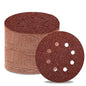 80 Grit 5 Inch Sanding Discs Hook and Loop Sandpaper, 150 PCS 8 Hole Adhesive Coarse Sand Paper for Random Orbital Sander