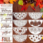 Fall Stencils for Painting on Wood 12” Autumn Stencils Hello Pumpkin Stencil Happy Thanksgiving Drawing Templates for Porch Sign Door Wreath Doormat