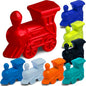 Queensell Set of 10 Metal Mexican Train Trains – Mexican Train Accessories for Classic Domino Game – Mexican Train Game Pieces for Mexican Train Dominoes