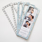 Magnetic Frames For 2x6 Photo Booth Strips – Set of 5 – White, Black, or Floral Design Photo Picture Holders – Magnetic Paper Cutout for Photobooth Photos – Simple Slim Frames for Fridge, Locker, or Party Keepsakes (5, CHECK/FLORAL PATTERNS MIX)