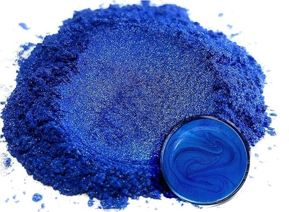 Eye Candy Pigments Premium Blue Mica Powder - Pacific Blue (50gr) - for Epoxy, Resin, Soap, Paint, Woodworking, Acrylic Pouring, Bath Bombs, Fishing Lures - DIY Arts and Crafts Additive