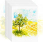 64 Sheets Watercolor Paper, 5"x7" Water Color Paper, 140lb/300gsm Artist Sketch Easel Acrylic Painting Loose Drawing Paper Bulk, Art Supplies for Kids Child Adults, Watercolors, Watercolor Paint Set