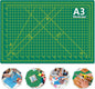 WORKLION 12" x 18" Art Self Healing PVC Cutting Mat, Double Sided, Gridded Rotary Cutting Board for Craft, Fabric, Quilting, Sewing, Scrapbooking Project……