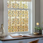 3D Stained Glass Window Privacy Film, Heat Control UV Blocking Static Cling Decorative Window Film for Bathroom,Front Door,Home Non Adhesive,GiltGaze 16.9 x 39.3 inches