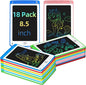 LCD Writing Tablet for Kids, 8.5 Inch Colorful Doodle Board Drawing Tablet, Educational Learning Toys Birthday Gifts for Kids Age 3 4 5 6 7 8 (18 Pack)