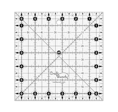 Non-Slip Square Quilt Template Ruler (6.5" x 6.5")
