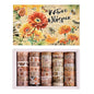 Natural Washi Tape Set, 42 Rolls - Floral, Butterfly, Bee, Botanical,Letter, Vintage Writable Scrapbooking Tapes for Journaling, Bullet Diaries, Card Making, Gift Wrapping, Aesthetic Craft Supplies