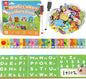 Coogam Magnetic Letters and Numbers, 36 Animal & Fruit Fridge Magnets, Uppercase Lowercase Alphabet Number Matching Game, Educational Spelling Learning Flashcards Toy Gift for 3 4 5 Years Old Kids