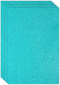 PATIKIL 2mm(1/10") Thick Non Adhesive Glitter Foam Sheet 16x24inch(40x60cm) Blue Green, EVA Shiny Foam Board for Craft, 6 Pcs