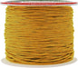 Mandala Crafts 1mm 109 Yards Dark Goldenrod Cotton Waxed Cord for Jewelry Making Bracelet Cord Waxed String - Beading String Thread Jewelry Cords for Necklaces String