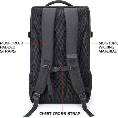 ENHANCE Board Game Backpack - Reinforced Rigid Board Game Storage with Padded Shoulder Straps, Carrying Handle, and Accessories Pockets for Dice, Cards, More - Fits and Protects Tabletop Adventures