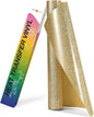 HTVRONT Champagne Glitter HTV Vinyl - 10" x 8ft Light Gold Glitter Heat Transfer Vinyl for T Shirts, Champagne Glitter Iron on Vinyl Compatible with Cricut Cutting Machine (Champagne Gold)