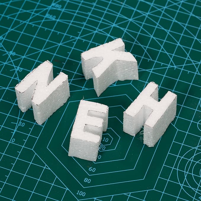 Crafare 8 Pack Craft Foam Blocks 8X4X2 Inch Polystyrene Brick Rectangle for Arts,School Modeling Projects Sculptures,Floral Arrangements,Party Table Centerpieces