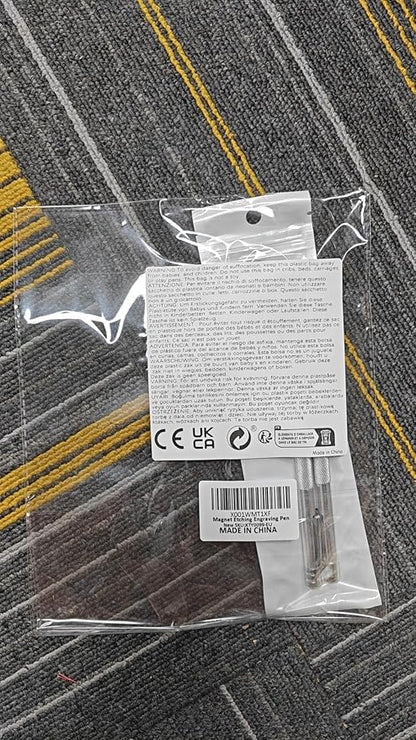 2Pcs Tungsten Carbide Tip Scriber With 12 Replacement Marking Tip, Aluminium Magnet Carbide Scribe Tool Etching Pen With Clip, Metal Engraving Pen for Glass / Ceramics / Hardened Steel / Metal Sheet