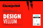 Clearprint 12" x 18" 1000H Design Vellum Pad, 16 lb., 100% Cotton, 50 Sheets, 1 Each