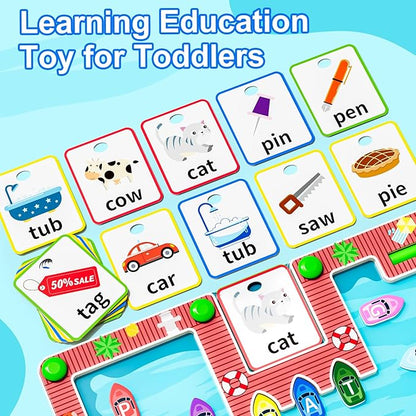 Magnetic Alphabet Maze,Montessori Magnetic Maze Board,Alphabet Puzzle Toddler Toys for Ages 2-4,Toddler Preschool Learning Toys