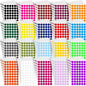 Thenshop 12000 Pcs 1/2 Inch Round Colored Circle Dot Sticker Label 20 Assorted Colors Adhesive Circle Dot Label Coding Sticker for Coloring Marking Organizing