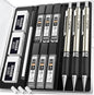 Nicpro 0.9 mm Art Mechanical Pencils Set in Gift Case, 6 PCS Metal Drafting Pencil 0.9mm with 6 Tube HB Lead Refills & 18 PCS Eraser Refills for Adults, Children, Artist Writing, Drawing, Sketching