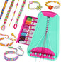 Rdfmy Friendship Bracelet Making Kit for Girls, Arts and Crafts Bracelets String Maker Kit for Kids Ages 8-12 Christmas Birthday Gifts Green