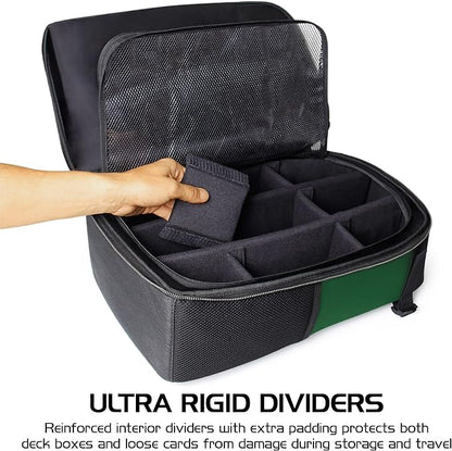 ENHANCE MTG Backpack TCG Card Storage - TCG Backpack for Deck Boxes, Sleeved Cards, Playmats, MTG Accessories