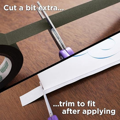 BookGuard 0.75 inch Premium Bookbinding Repair Cloth Tape, 15 Yard Roll, Olive