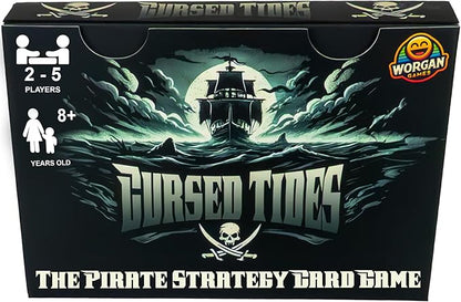 Cursed Tides - Strategy Card Game | Fun for Kids, Teens & Adults | 2-5 Players | Ages 8+ | Quick 15-Minute Gameplay