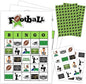 Football Party Bingo Game Cards(24 Players), Sport Themed Bingo Card for Family Friend Adult, Large Group Holiday Party Activity Favor Decoration Supplies -009