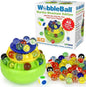 Funwares WobbleBall 3-Tier Marble Balance Game, 40 Marbles Included, Skill & Dexterity Games for Kids & Adults, Family Party Game for 1-4 Players, Ages 6+