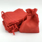Palmhomee Pack Of 25 Burlap Gift Bags with Drawstring Linen Jewelry Pouches Wedding Hessian Jute Bags for Birthday Jewelry and Treat Pouches Party Wedding Favors Gift Art and DIY Craft   (3.6x4.8 Inch, Red)