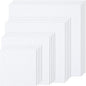 MYFAMIREA 16PCS Cross Stitch Fabric, 4 Sizes White Aida Cloth 14 Count Craft Embroidery Cloth Classic Reserve Cross Stitch for Home DIY Handmade Needlework Embroidery Decoration, 5.9 to 11.8 inch