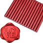Yoption 15 Pieces Glue Gun Sealing Wax Sticks for Wax Seal Stamp, Great for Wedding Invitations, Envelopes, Cards, Christmas Gift Ideas, Wine Packages (Wine Red)