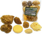 Natural Sea & Synthetic Sponges - Assorted Sizes 7pc Value Pack for Crafts & Artists: Great for Painting, Hobbies, Art, Effects, Ceramics, Clay, Pottery by Lullingworth®